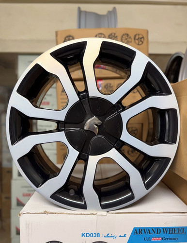 رینگ اسپرت سورن پلاس سایز 15 تراش مشکی اروند(بسته ۴ عددی)