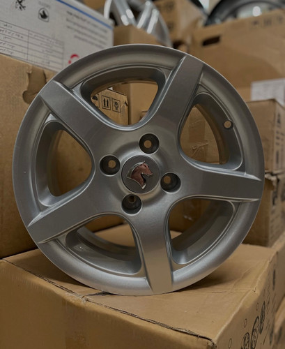 رینگ اسپرت پنج پر سایز 15 نقره ای نیریز(بسته ۴ عددی)