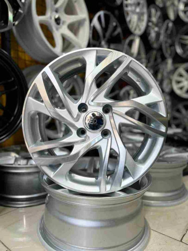 رینگ اسپرت خارجی 16 اینچ فونیکس رخ تراش نقرهای(بسته 4 عددی)