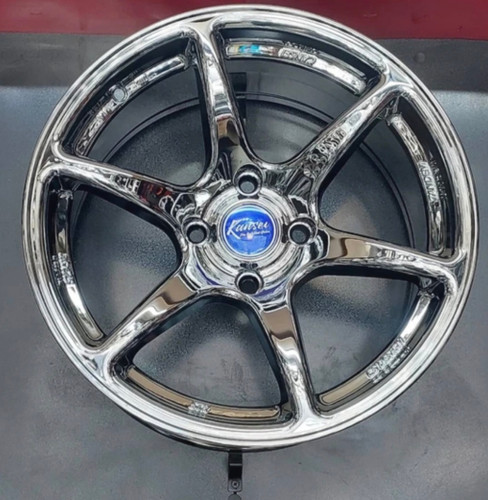 رینگ اسپرت خارجی کانسی رنگ کروم سایز 16(بسته 4 عددی)