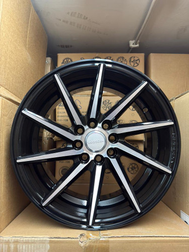 رینگ اسپرت خارجی ۱۵ اینچ مدل ووسن چرخشی تراش مشکی